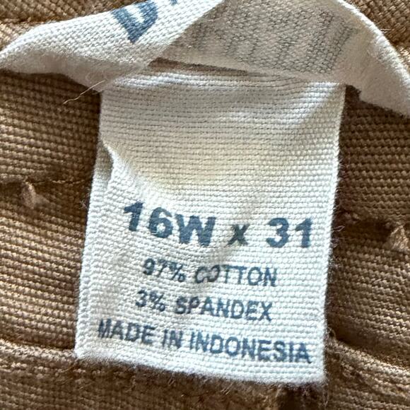 Duluth Trading Curvesetter Womens Khaki Pants 16W X 31 Plus Size Outdoor NWT - Picture 8 of 9